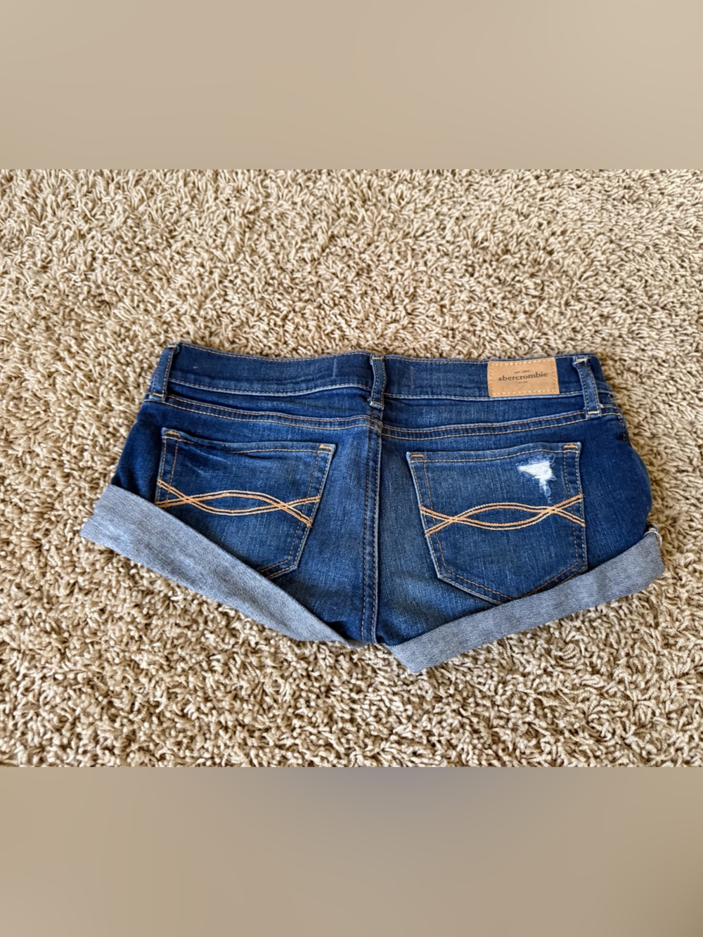 girls abercrombie and fitch jean shorts